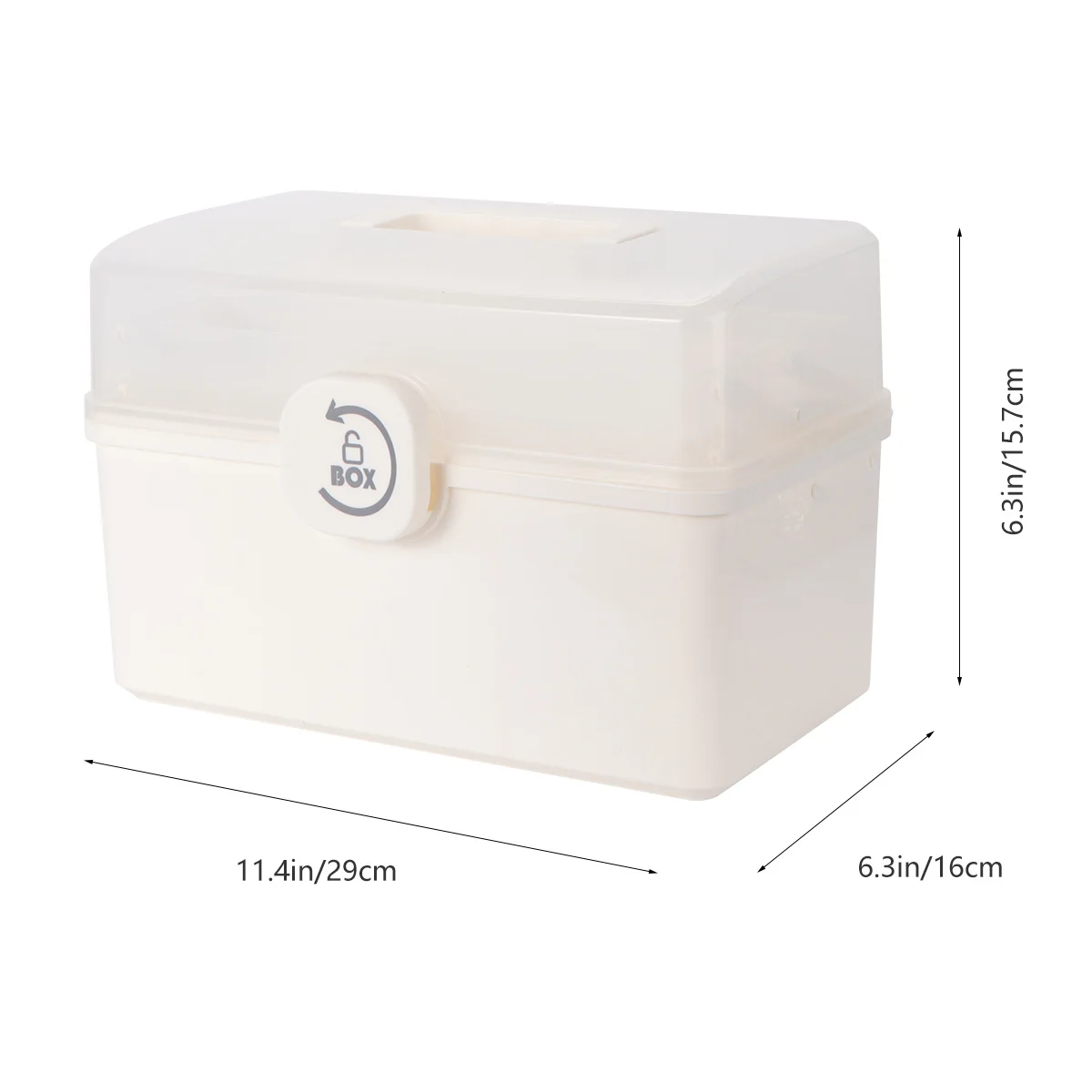 حامل أدوية جذاب مقاوم للصدمات وخفيف الوزن، هدية مثالية لصندوق الأدوية لأصدقاء العائلة، صندوق الإسعافات الأولية #4