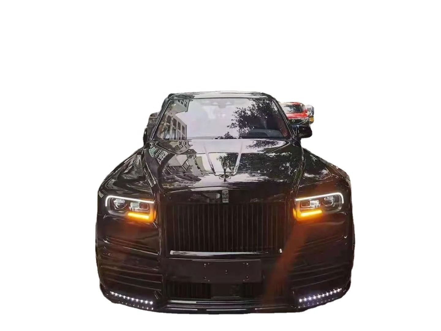 Nowy projekt FRP przedni zderzak samochodu osłona silnika oryginalny zestaw karoserii dla Rolls Royce Cullinan MSY Style Bodykit