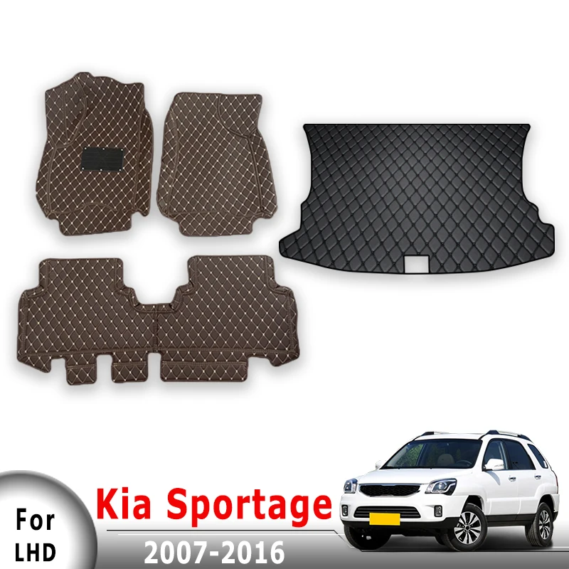 

Автомобильные коврики на багажник, ковер для Kia Sportage 2016 2015 2014 2013 2012 2011 2010 2009 2008 2007, продукт, авто аксессуары для интерьера