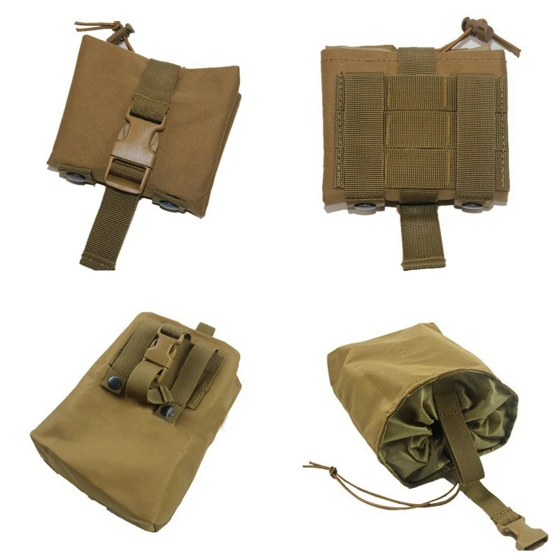 1 pz tattico pieghevole Utility Recovery EDC Bag Pocket Military pieghevole marsupio Magazine Dump Drop Pouch