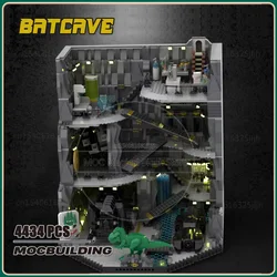 Movie Scense BatCave Moc Building Blocks Batmobile Collection Bricks Technology Model DIY Assembly Toys Sets Xmas Gifts