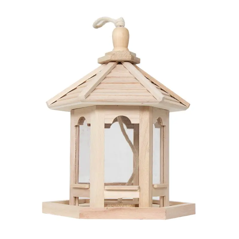 1000ml Hanging Wild Bird Feed Dispenser Seed Container Feeder Birdhouse Decor