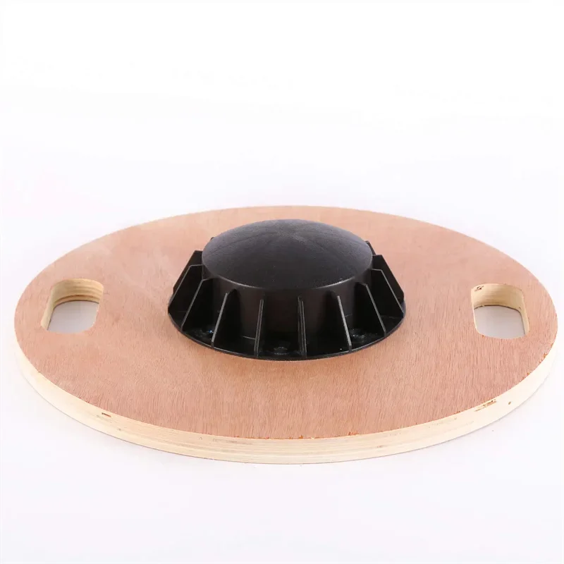 Wooden Balance Twisting Disc With Hand Grips Anti Slip Surface Yoga Auxiliary Gear For Adult Core Strength Daily Training