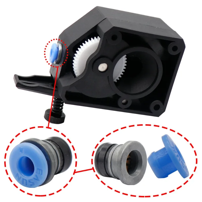 For Voron Bowden Fittings Snap Jaw BMG Extruder Embedded Pneumatic Connector