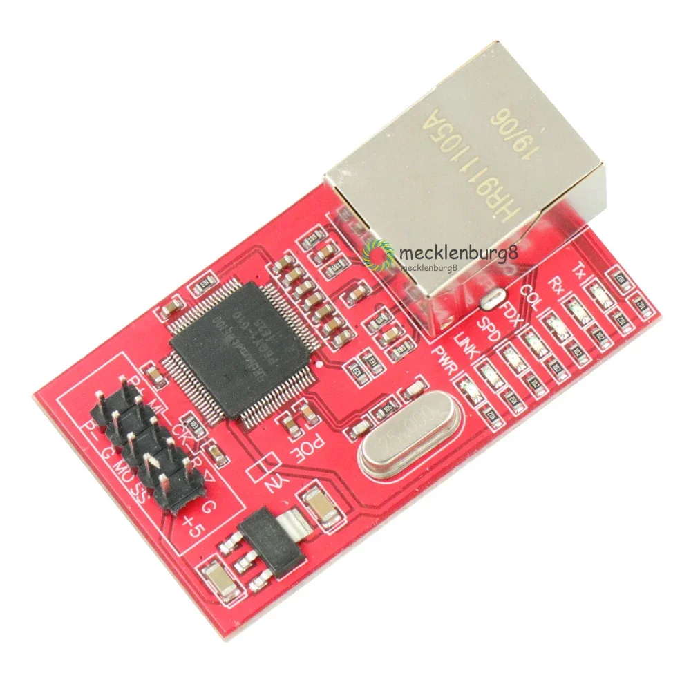 Mini W5100 LAN Ethernet Network Protection Board Module for Arduino R3 W5100 3.3 V Compatible for Arduino Ethernet UNO Mega2560