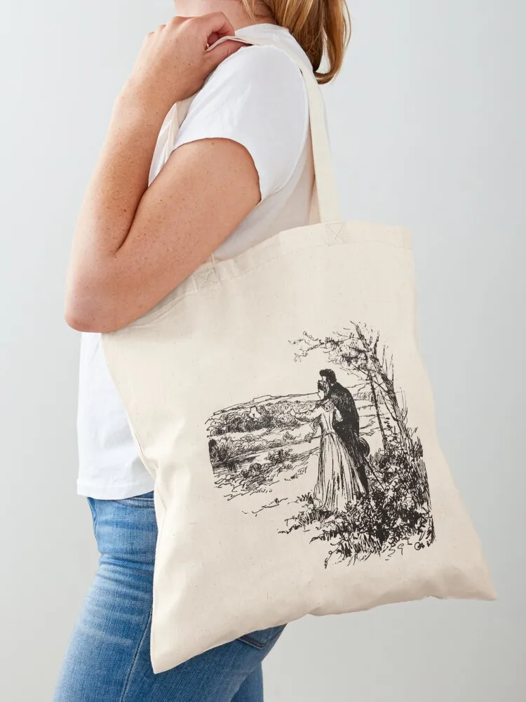 

antique jane eyre illustration 2 Tote Bag tote bag tote bag women Reusable bags canvas