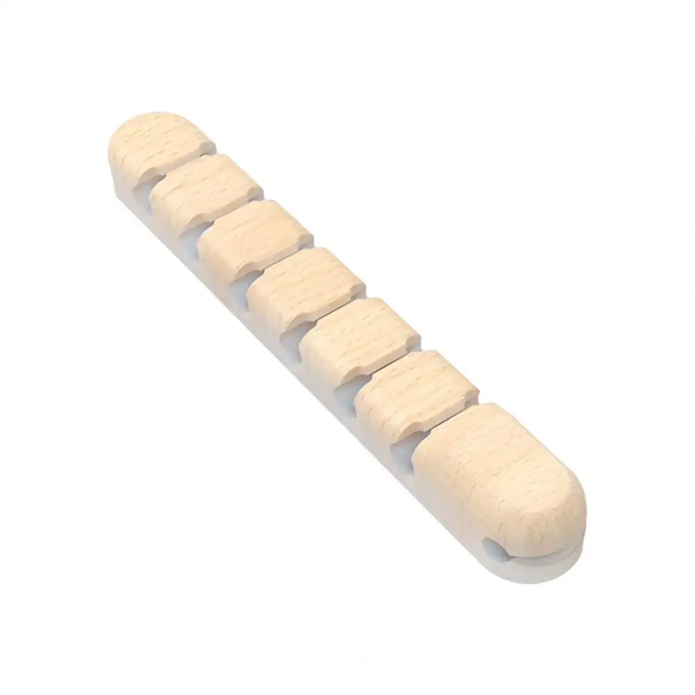 Support de Câble Auto-Adhésif en Silicone, 3/5/7 Trous, pour la Gestion du Bureau