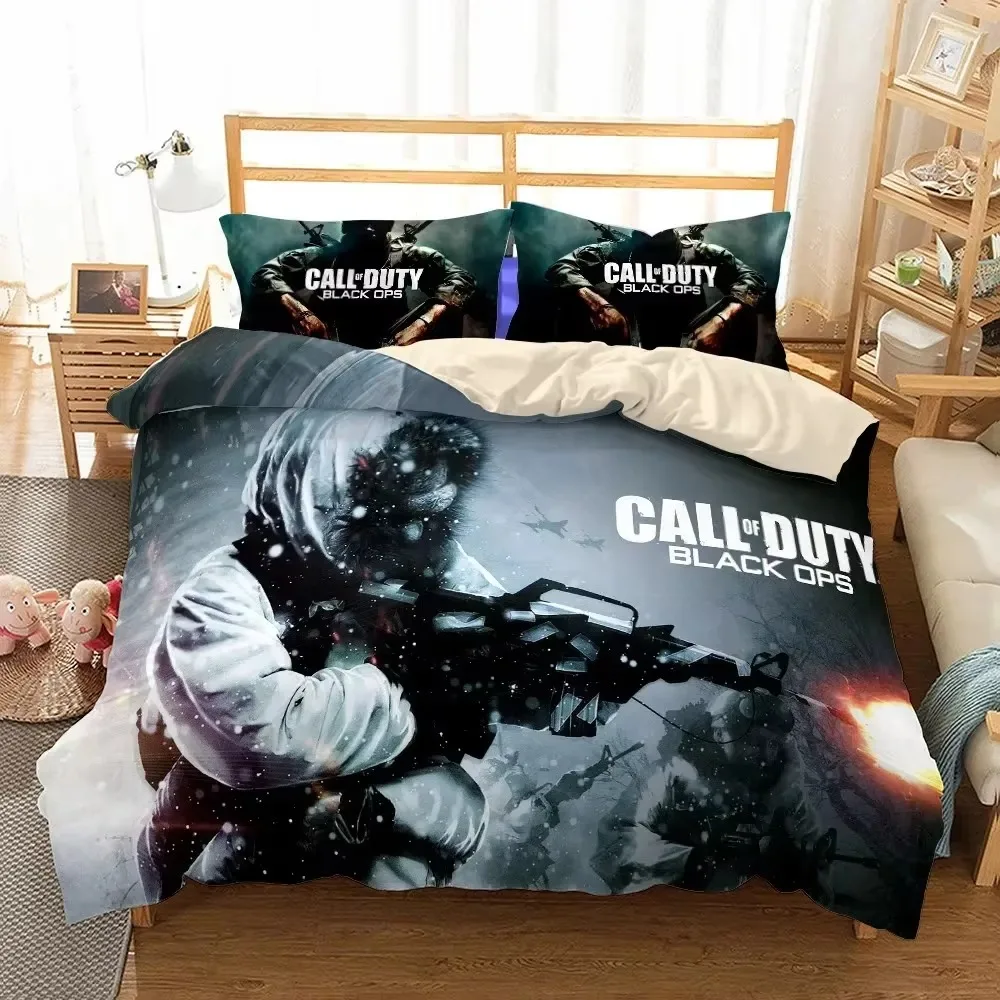 

New 3D Print Call-of-duty Bedding Set Single Twin Full Queen King Size Game Shooting Bed Set Adult Kid Bedroom Duvet cover Sets