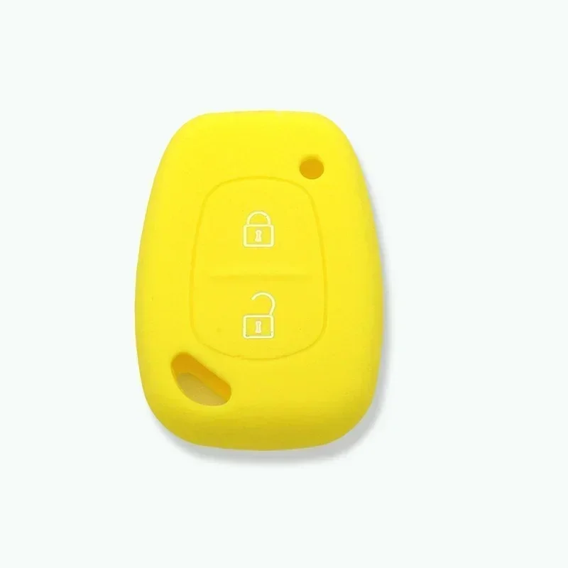 2 Buttons for Renault Traffic Kangoo for Vauxhall Opel Vivaro Silicone Car Key Cover FOB Case Skin Holder Auto Shell Accessories