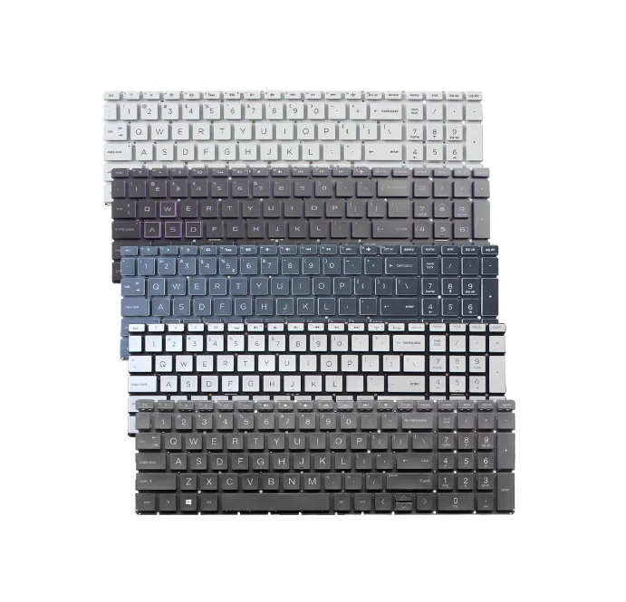 

New US QWERTY Keyboard for HP 17-BY 17T-BY 17-BY0000 17-CA 17Z-CA 17-CA0000 17G-CR 17G-CR0000 17Q-CS 17Q-CS0000 TPN-I133 BACKLIT