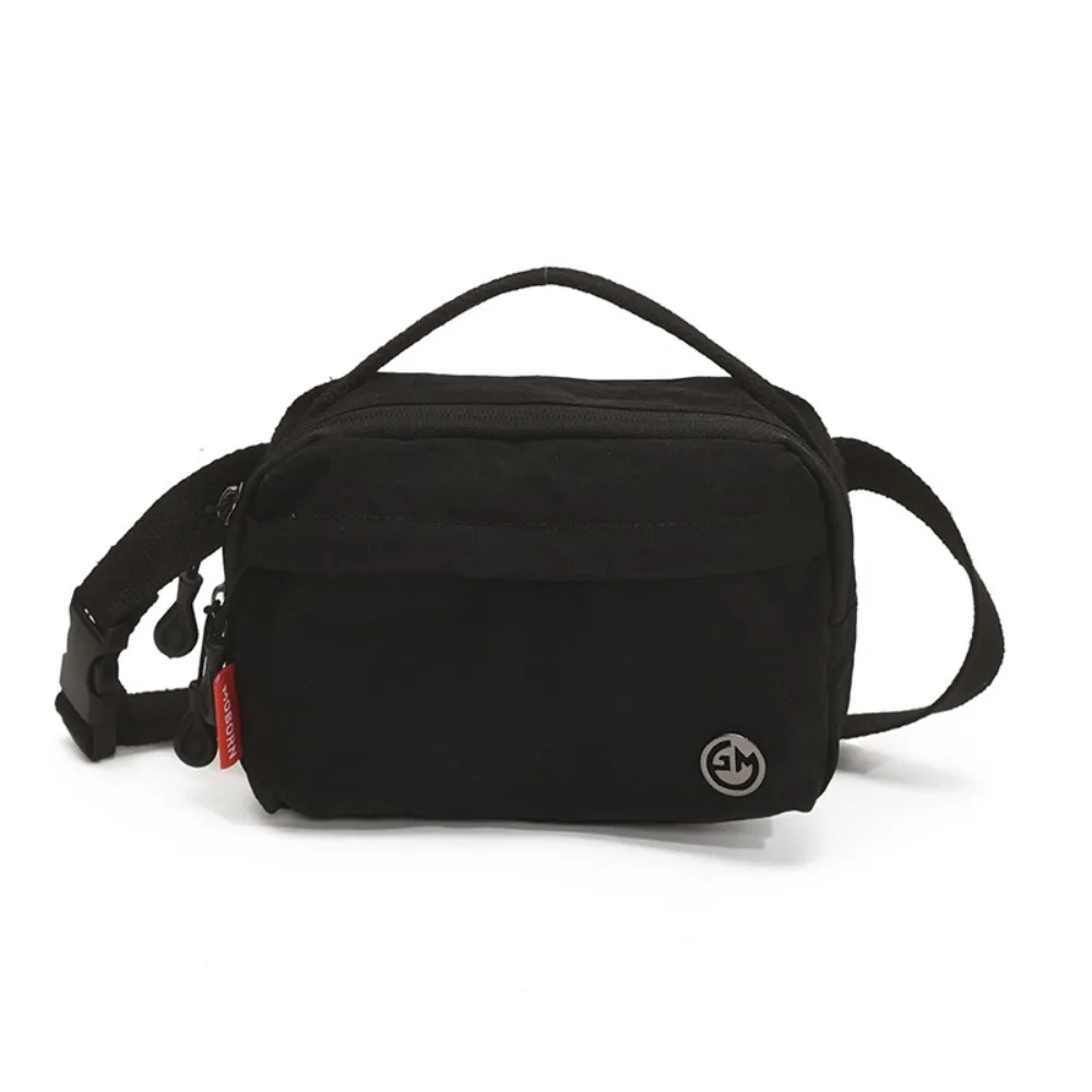 

Portable Korean Style Nylon Crossbody Bag Handbag Waist Pack Fanny Packs Large Capacity Lightweight Sports Shoulder Bag Female