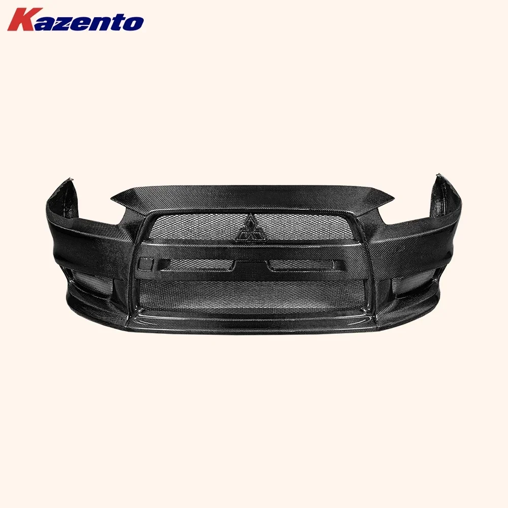 OE Style Carbon Front Bumper Body Kits for Evolution X EVO 10 07-16 Compatible with Lancer Model