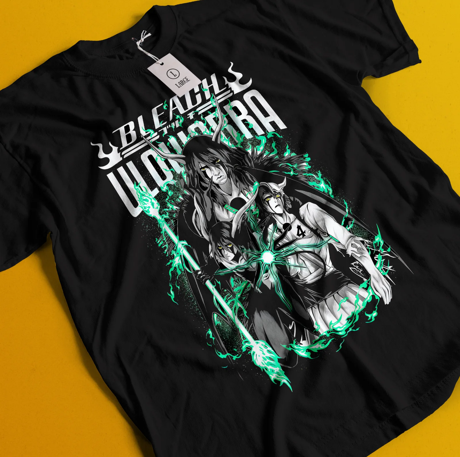 Ulquiorra Tshirt Bleach Anime T-Shirt Espada N 4 Shirt Ichigo Bankai Tee Aizen