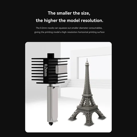 Комплект для сборки Hotend для Bambu Lab A1 mini, сменное сопло 0,2 0,4 0,6 0,8 мм для 3D-принтера Bamboo Lab A1/A1 mini паук хотэнд купить - №3