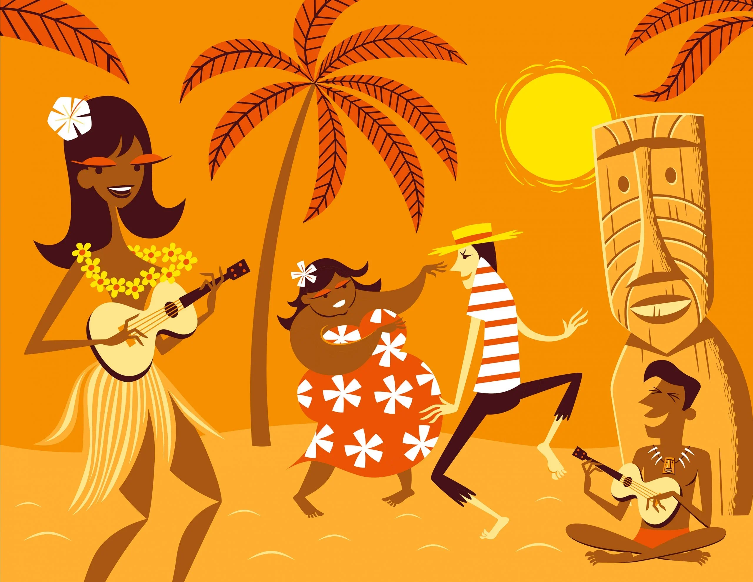 SHAG Josh Agle Fine Print Art Silk Poster for Living Room Decoration Home Wall Decor Picture