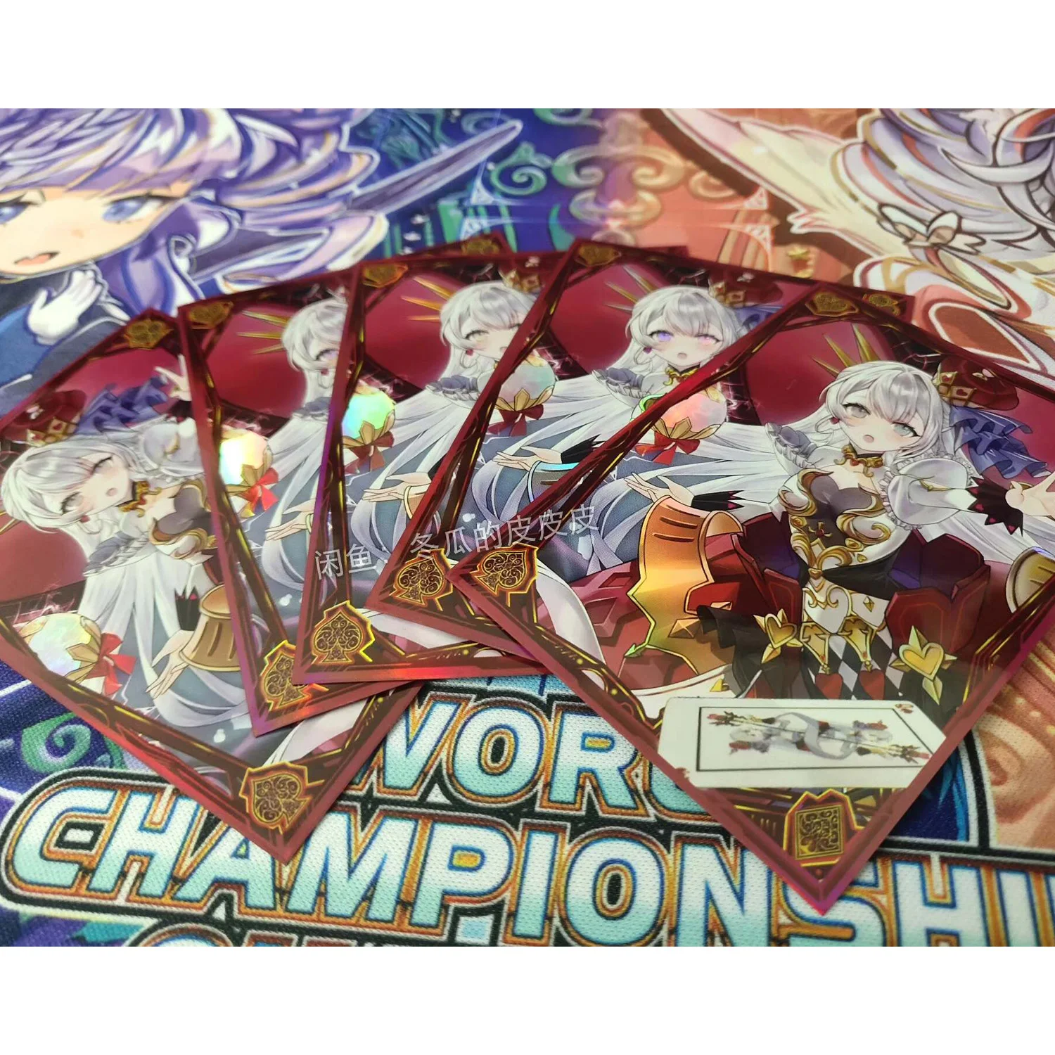 50개/세트 63X90mm DIY 자체 제작 유희왕! 말리스 Q 하트 크립터 카드 슬리브 Ygo 컬러 플래시 카드 보호 커버 선물 장난감