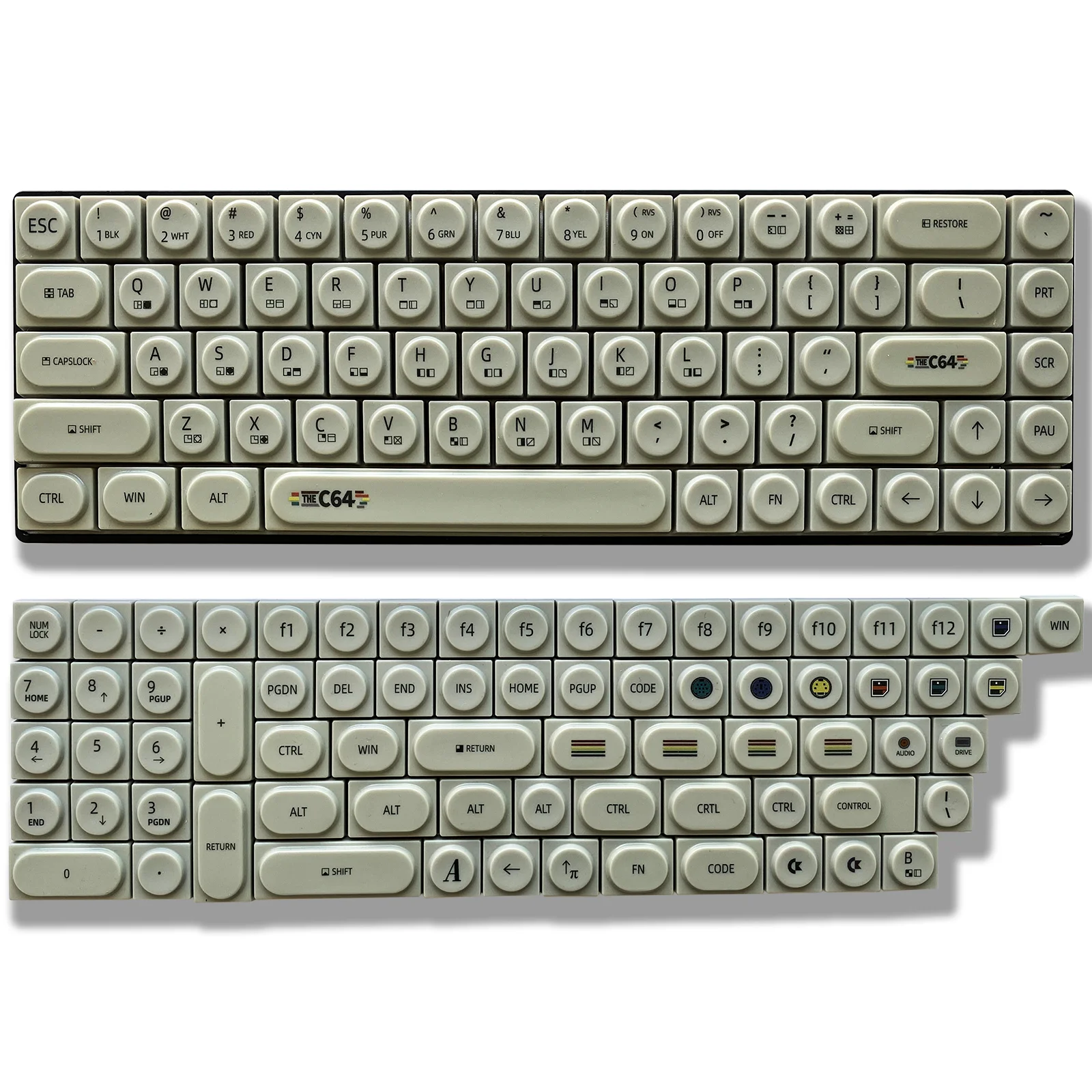 

Building Block Toy PBT Wooting Magnetic Axis Mechanical Keyboard Gray C64 Keycap Game Esports Custom Keycap