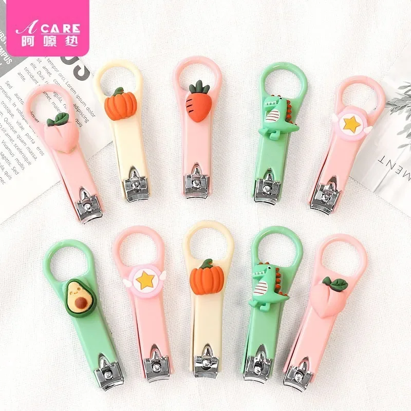 DX01/Nail clippers/B1PQ5-Easy-to-Use Trimming Nail Surface Female Cute Single Folding Manicure Implement Nail Clippers S