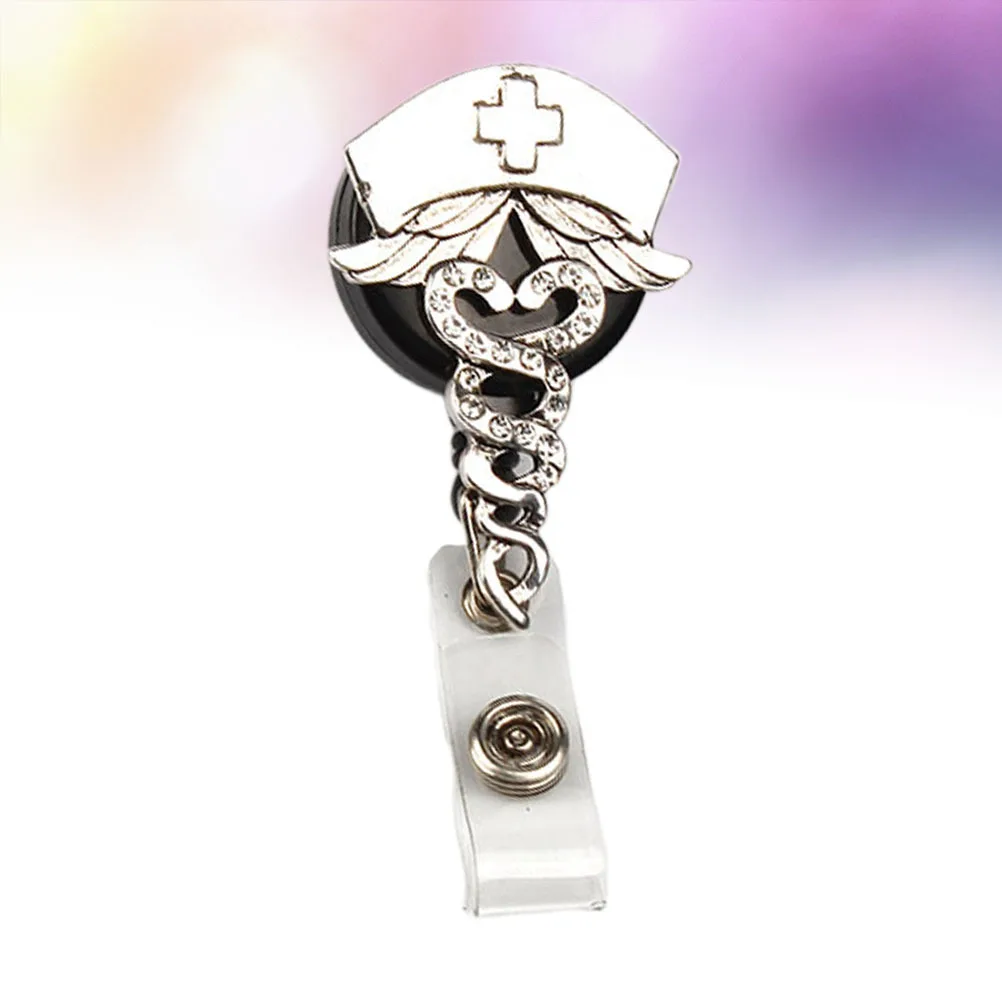 

Chest Card Holder For Nurse Doctor Student Badge Tag Work Badges Accessories Accessory Work Pass Lanyard Tool White