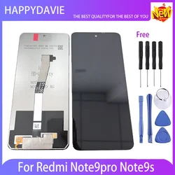 6.67 Inch Xiaomi Redmi Note 9Pro Redmi Note9s LCD Display Touchscreen Digitizer Assembly Replacement