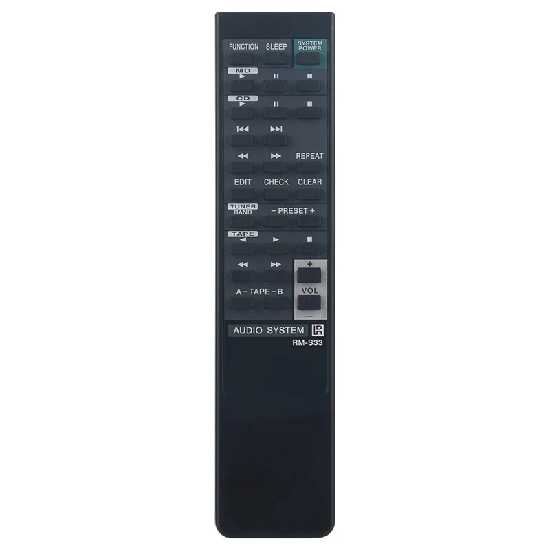 RM-S33 Remote Control For Sony Audio System HCDH801 MHC701 MHC-701 MHC-801 MHC-S30 MHC801 MHCS30 STD777ES