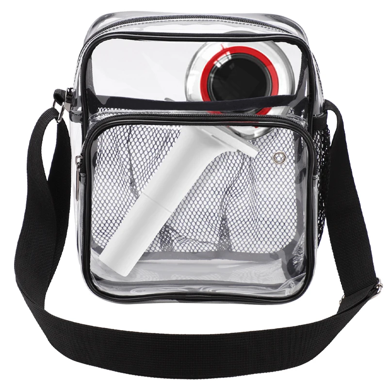 TINYAT tas pvc transparan wanita, tali jala ringan tahan air wanita, payung Jack Headphone hilang ponsel 9.7 inci iPad