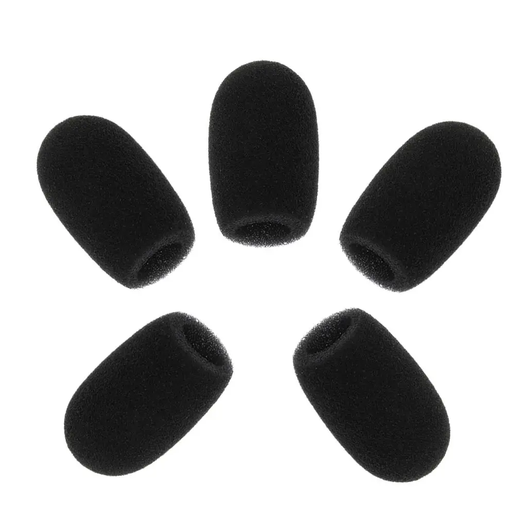 Set of 5 Microphone Windscreen Foam Mic Cover for Conference Microphone