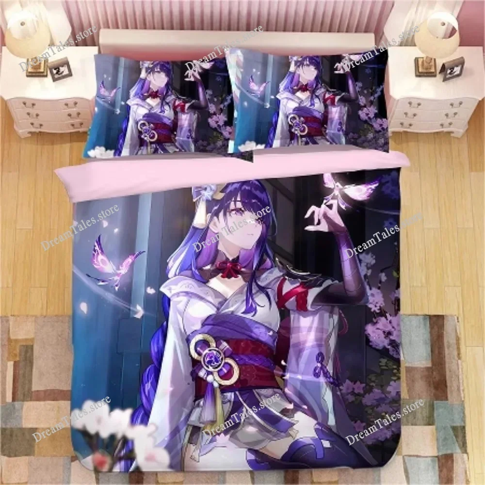 

Anime Character,Microfibre Bedding Sets,Children'sBirthday Gift with Zip Room Decor Duvet Cover for Teenagers Adult Duvet Cover