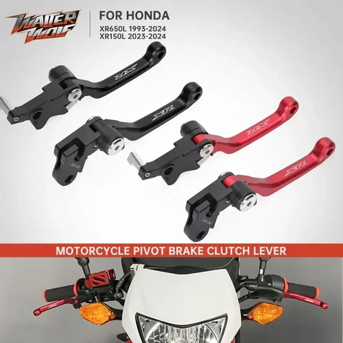Palancas de embrague de freno pivotante XR150L XR650L, mango para HONDA XR 150L 650L 190L 125L 1993-2024, palanca de frenos de Motocross ajustable CNC
