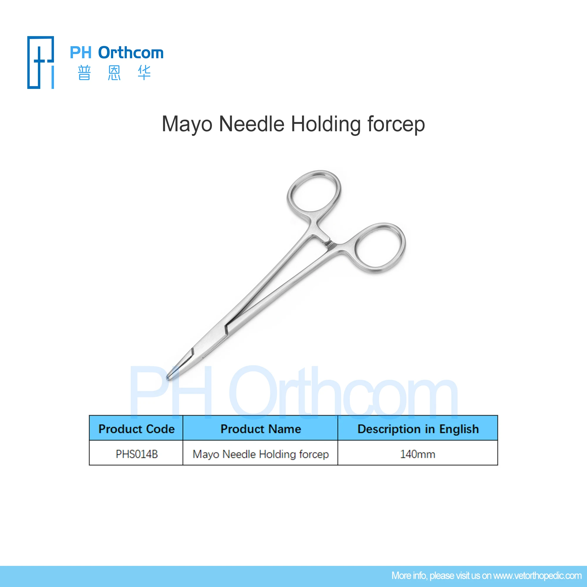 

Mayo Needle Holding Forcep for Pet Surgery Medical Instruments and Equipment Supplies