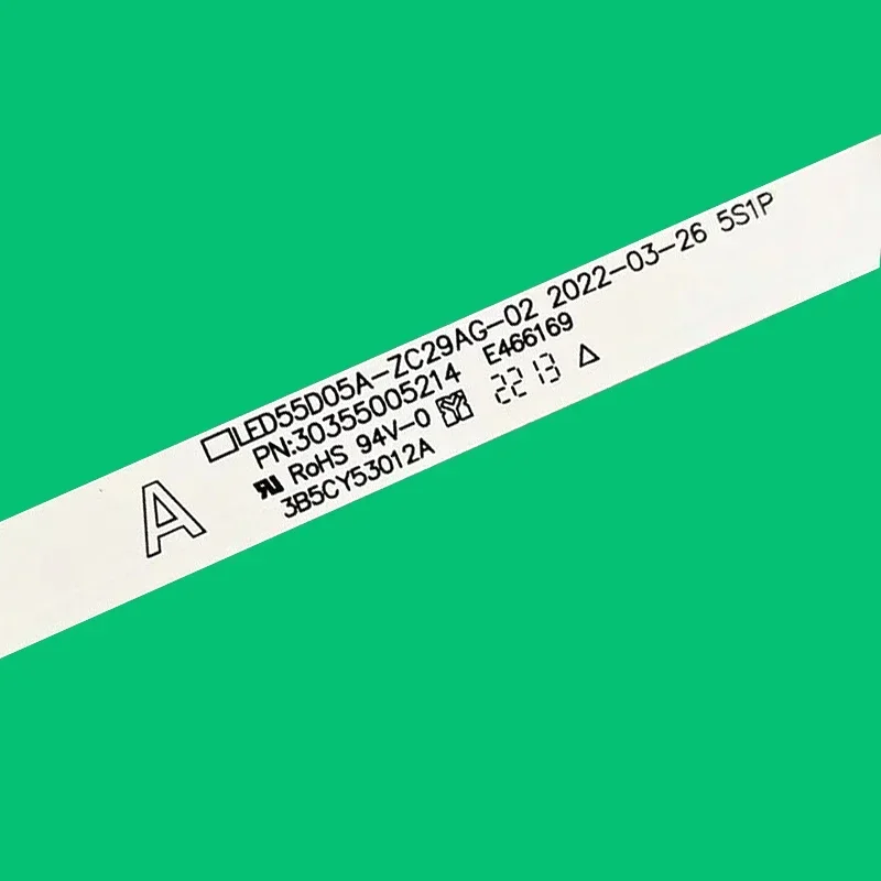 520mm para Xiaomi TV LCD de 55 polegadas U55H3 LS55H310G LS55H510X LS55A51 LED 55D10A/B-ZC14AG-01 LS55H610G 30355005214