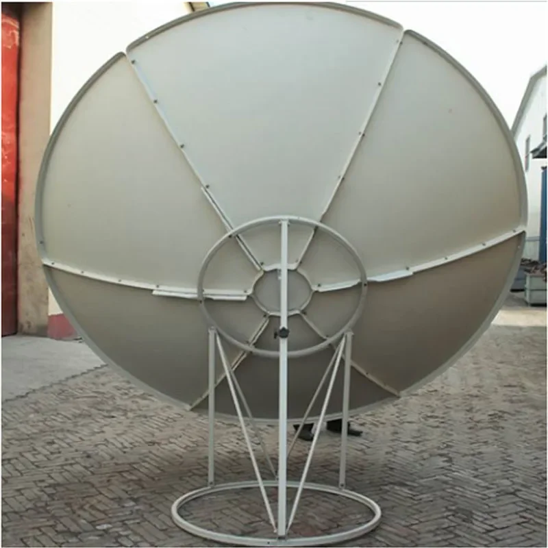 6,9 FT 210CM Prime FOCUS MASSIVES METALLBAND SATELLITENSCHALE ANTENNE 2,1 Meter