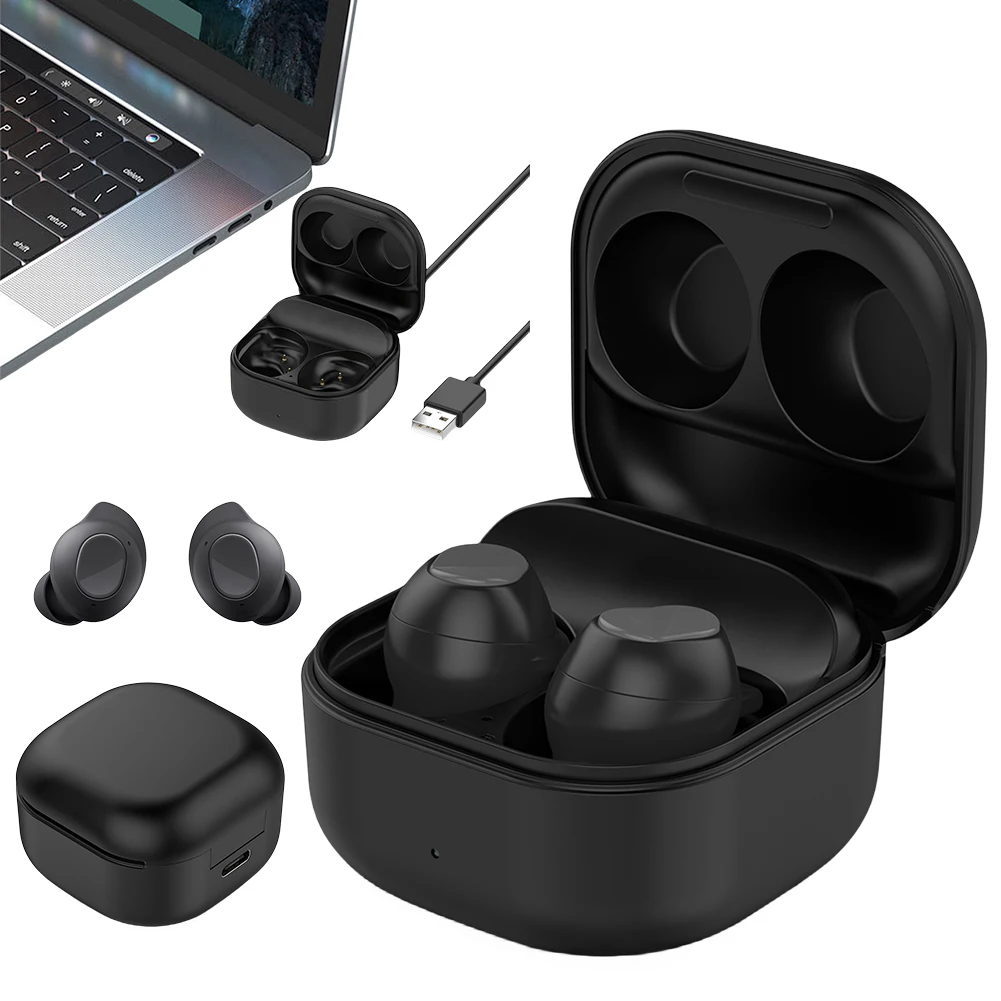 휴대용 이어폰 충전기 박스, 견고한 충전 박스, 삼성 갤럭시 버즈 FE와 호환 가능, 충전 케이스