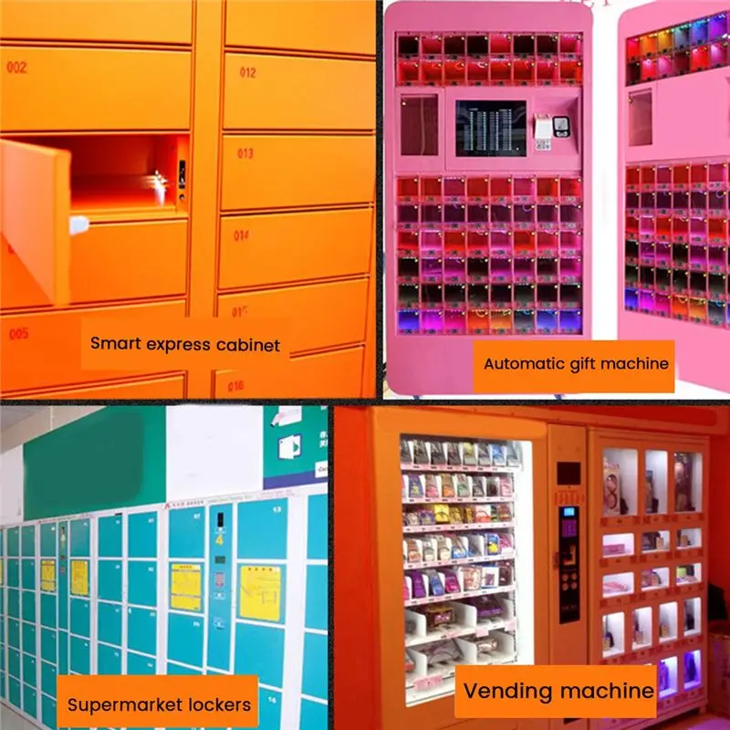 A92Z Door Locks 5PCS DC 12V Small Electromagnetic Lock Automatic Vending Electric Control Mini Cabinet Door Electronic Lock Dura