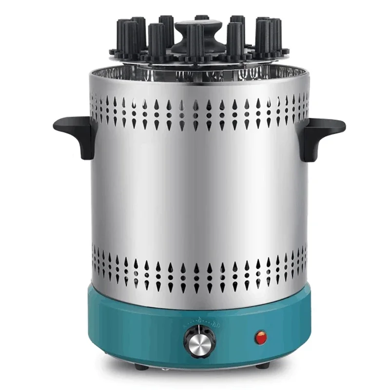 ماكينة شواء دوارة أوتوماتيكية بدون دخاني شواية باربيكيو كهربائية فرن كباب شواية باربيكيو منزلية 220 فولت