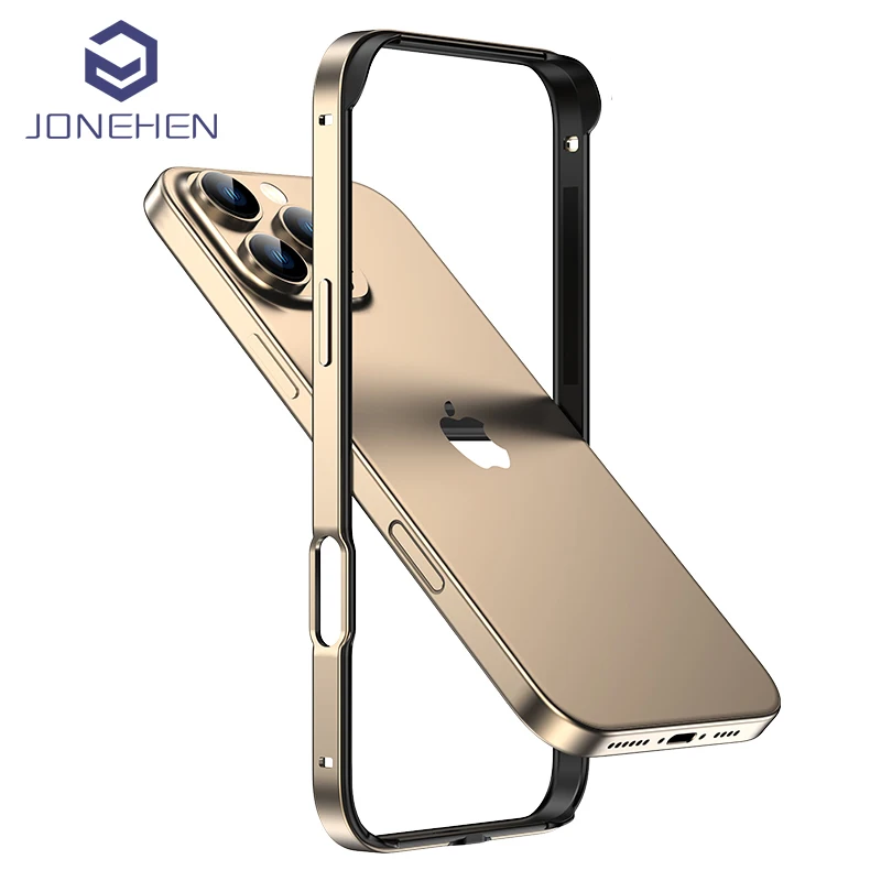 Light Aviation Aluminum Bumper Case For iPhone 13 12 11 14 15 16 Pro Max X XR XS 16 Plus Luxury Silicone Frame Back Accessories