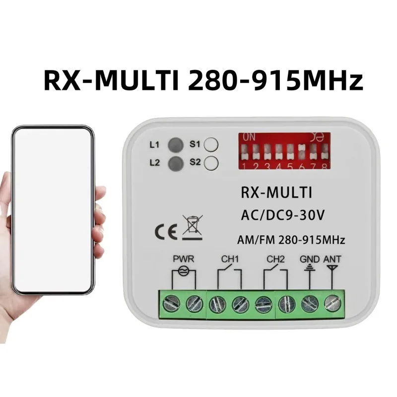 AC DC 9-30V 85-250V Universal Tuya WIFI Garage Door Opener Controller APP & Remote Control Intelligent Switch Module Relay