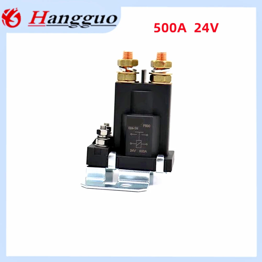 500A auto start preheating contactor 12V 24V 500A large DC power supply control starting relay