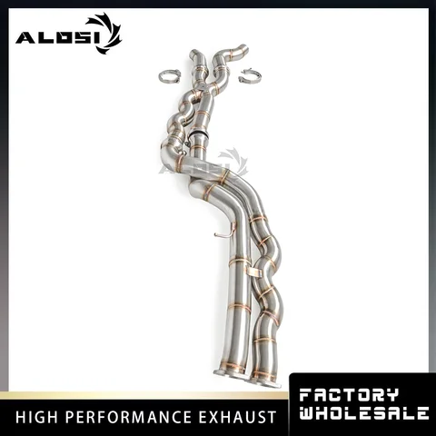 High-Performance Stainless Steel Exhaust Mid Pipe Exhaust System for BMW M2 Competition S55 F87 2018-2021