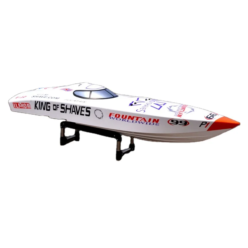 

King of Shaves G261P1 26CC Engine Fibre Glass Gasoline RC Racing Boat ARTR Boats 70km/h W/O Radio System DIY Model Adult Toys