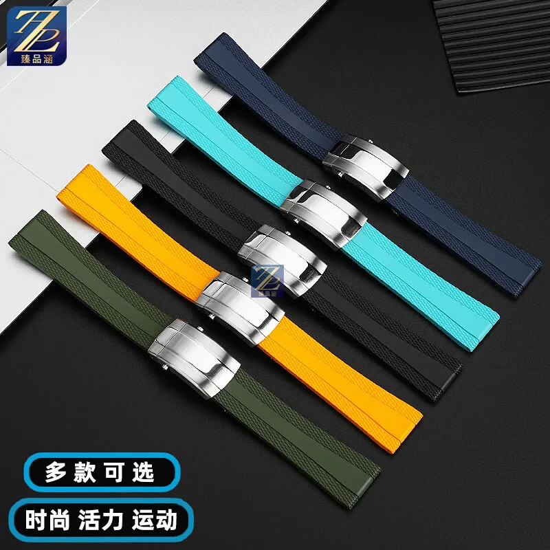 22mm rubber folding buckle strap Bracelet for Huawei WATCH Ultimate, extraordinary master for Huawei GT5/4PRO rubber watchband