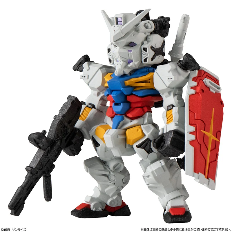 Bandai Originele Snoep Speelgoed GUNDAM FW GUNDAM CONVERGE 28 Wit GUNDAM Jim Zagu Action Figure Speelgoed voor Jongens Meisjes Kids Gift