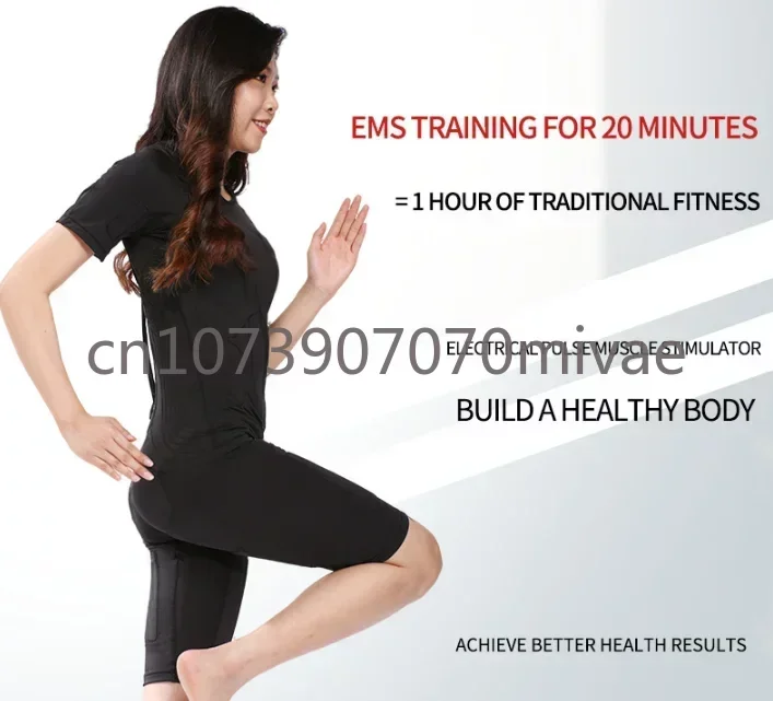 

2024 New EMS Micro Current Pulse Wireless Intelligent Fitness Suit Yoga Training Suit Fitness Rehabilitation Unisex