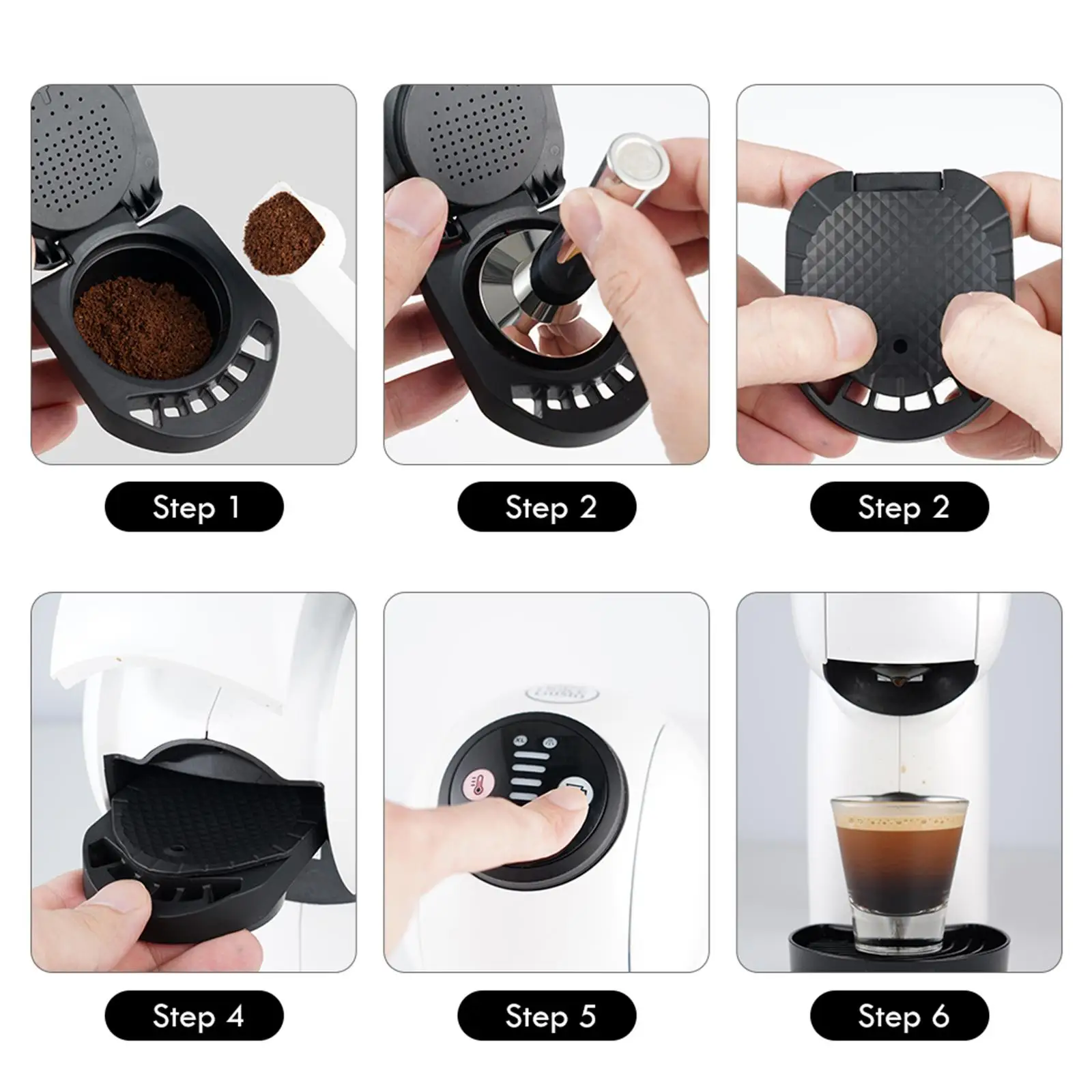 

Coffee Capsule Converter Adapters for Piccolo XS Convert To