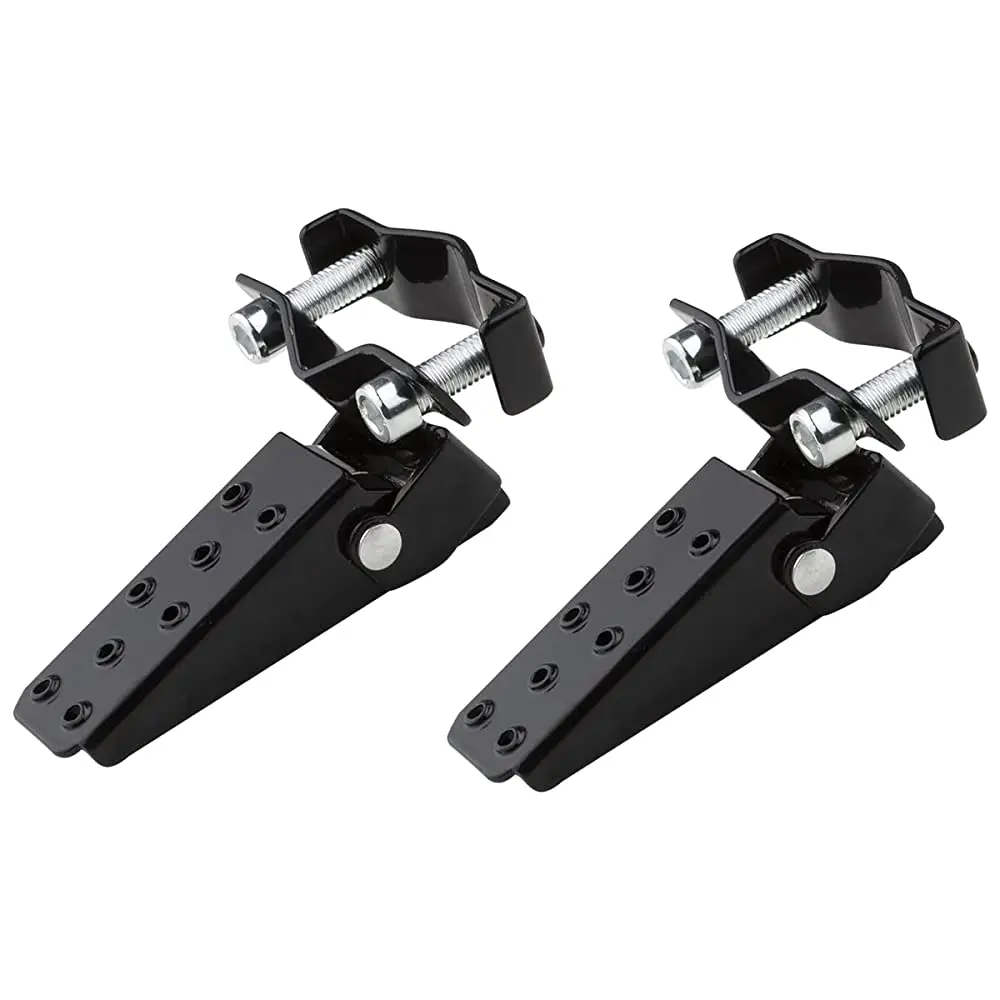 

Foot Peg Black Stylish Metal Motorcycle Foot Rests Motorbike Black Folding Foot Pegs Pedals for Honda MTB ATV