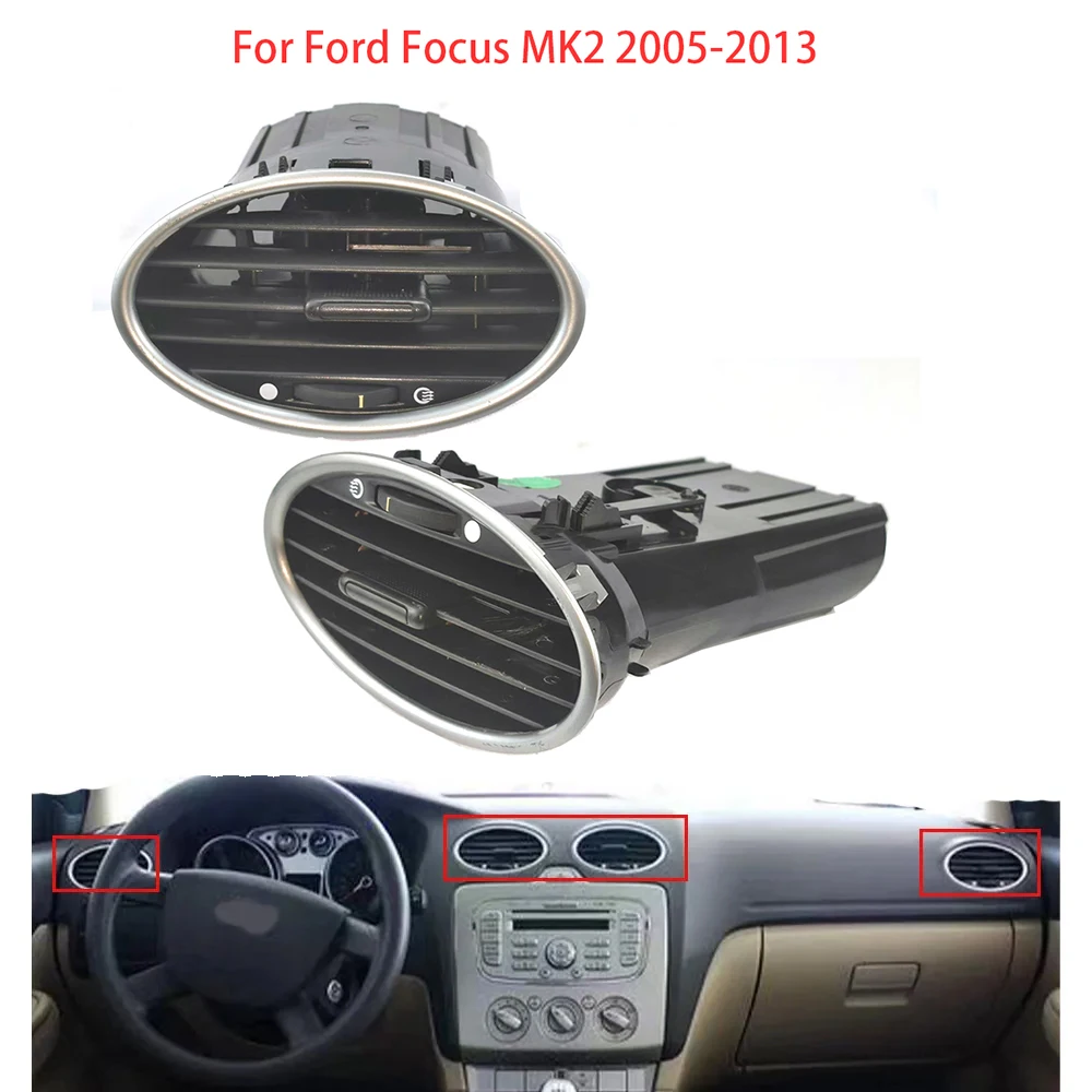 

For Ford Focus MK2 2005-2013 4M51-A014L21-AD Front Dash Center Air Conditioning Outlet Vent Grille Assy 4M51A014L21AD