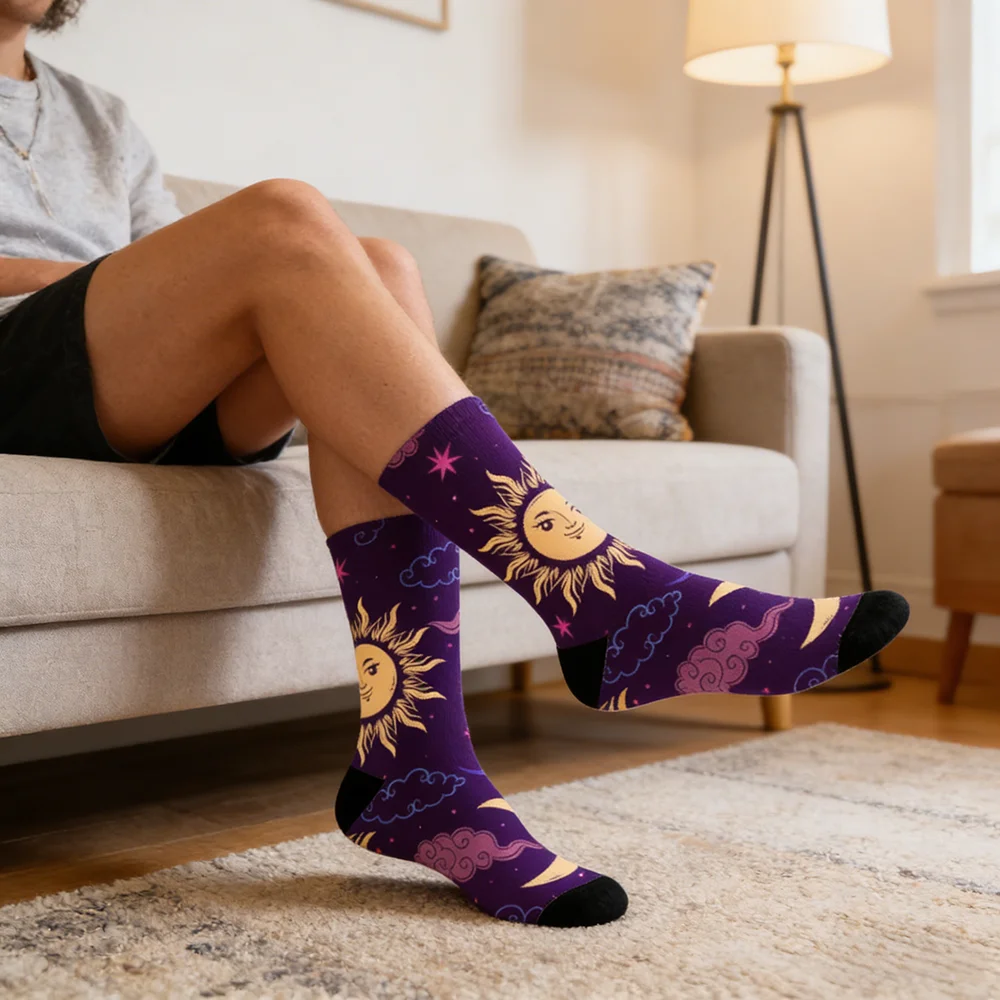 

Мужские теплые носки в стиле Харадзюку: милые, простые, разноцветные, в полоску, короткие и средней длины, модные носки для весны и осени