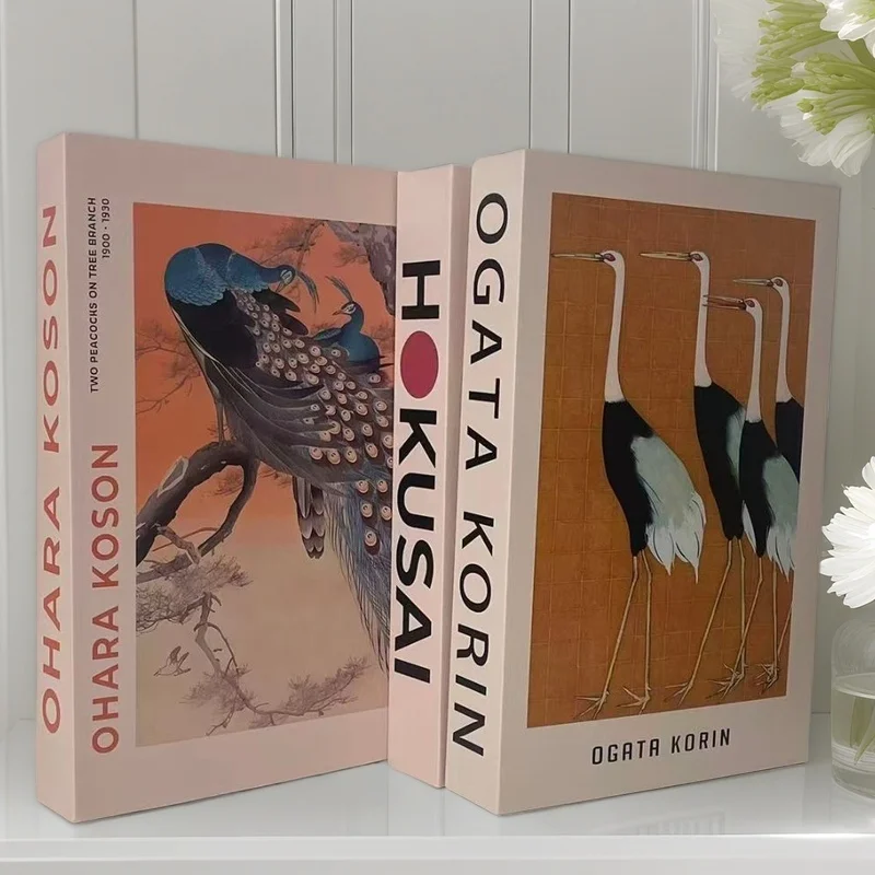 

Japanese Decoration Fake Book Box Luxury Decorative Books Abstract Coffee Table Bedroom Bookshelf Home Decor Yayoi Kusama Ukiyoe