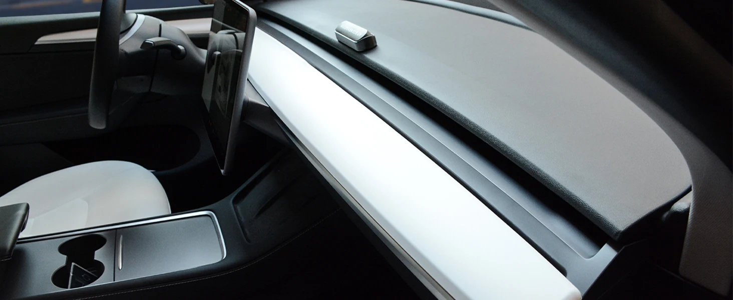 Armaturenbrett-Abdeckung für Tesla Model 3 Y, Abdeckung für die innere Armlehne der Vordertür, Verkleidung für die Mittelkonsole, Zubehör-Aufkleber – Detail 5