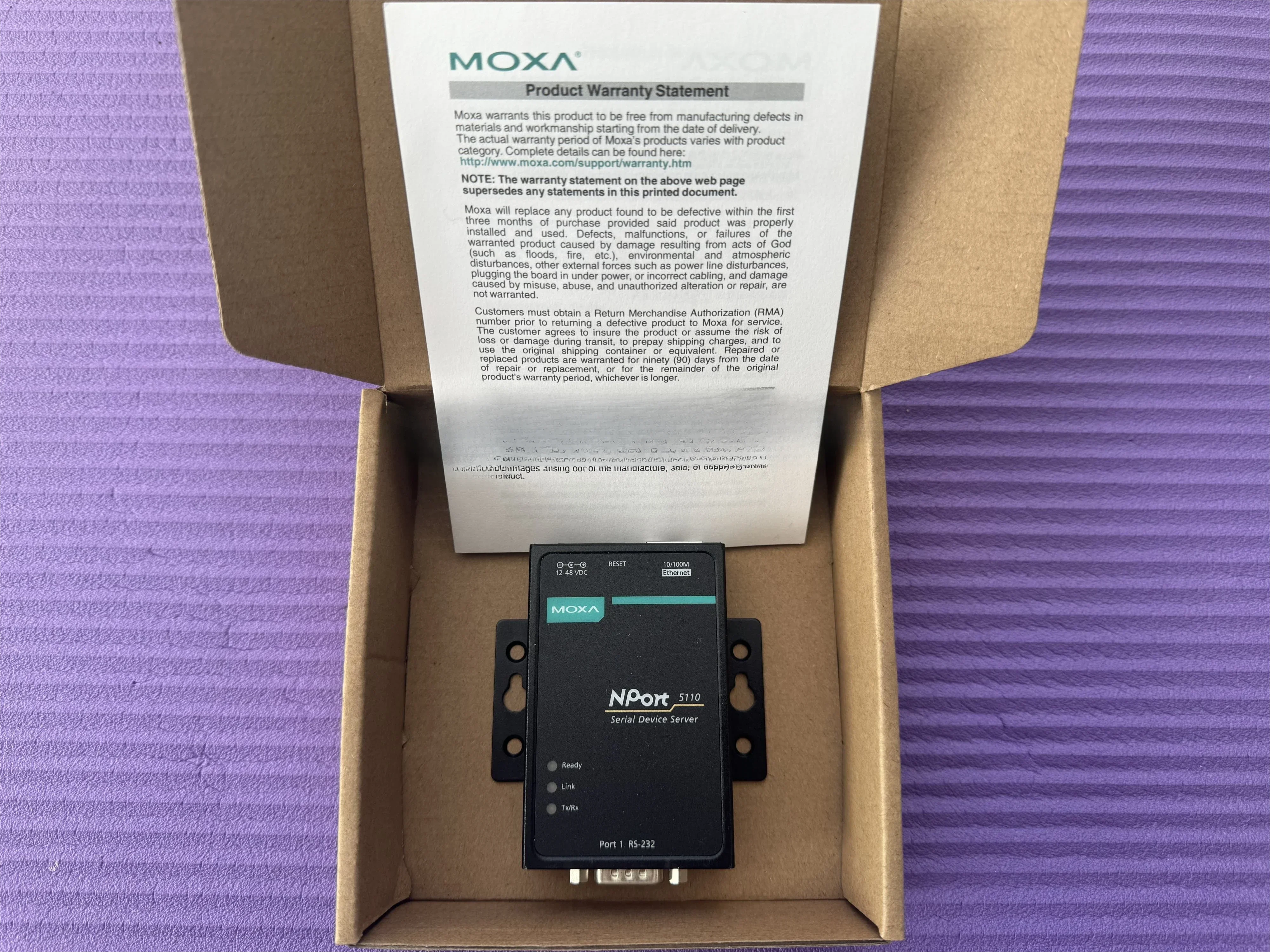 

5110 NPORT 5130 NPORT 5150 Serial Server